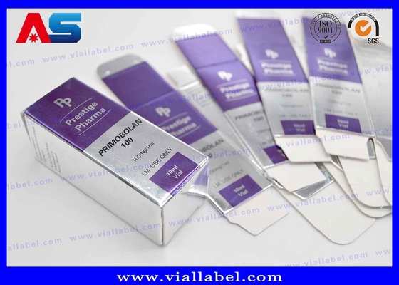 Bouteille de médicaments Emballage de comprimés 10 ml Vial Boîtes pour emballage médical boîtes d' argent d' emballage pharmaceutique