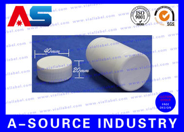 Bouteilles rondes en plastique de 80 ml écologiques / bouteille de médicament avec bouchon à vis bouteilles de médicament en plastique