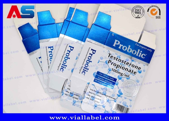 Bodybuilding Propionate 1 ml Boîtes d' ampoules Impression Produits pharmaceutiques Boîtes de conception pour petits flacons