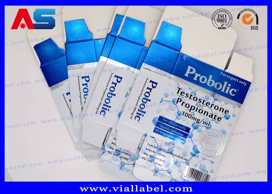 Bodybuilding Propionate 1 ml Boîtes d' ampoules Impression Produits pharmaceutiques Boîtes de conception pour petits flacons