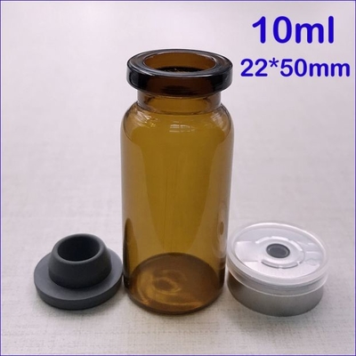 Fabrication de produits pharmaceutiques en laboratoire Vitraux Vials de verre vides, gouttière et bouchons en plastique, petits flacons de verre de 10 ml