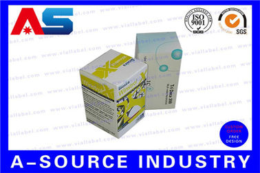 Glossy / Matt Bio Custom 10 ml Boîte à flacons Boîtes de déménagement en carton Pour les tests de laboratoire Boîtes à déménagement pour les flacons
