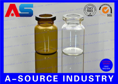 Bouteilles transparentes 10 ml Bouteilles en verre de petite taille 24 mm de largeur 45 mm de hauteur Utilisation pour le test BIO Bouteilles en verre de 2 ml
