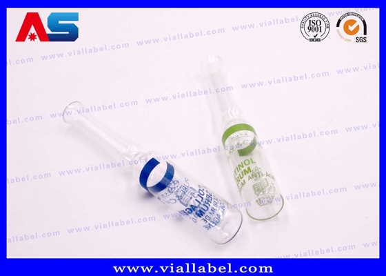 1 ml / 2 ml / ampoules en verre Impression sur mesure en couleurs
