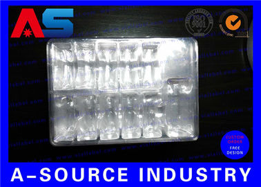 Médicament Emballage en ampoules en plastique Pour installer 2 ml Vials correspondant Hcg Boîtes d'emballage en ampoule pharmacie