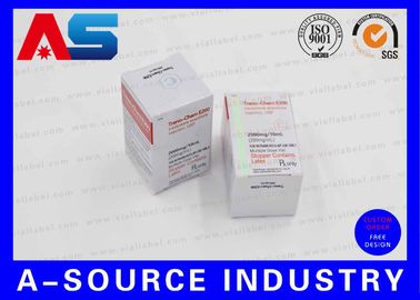 Boîtes faites sur commande de entassement en vrac de fiole des stéroïdes 10ml d'Achat de stéroïdes injectables avec l'impression d'hologramme de laser