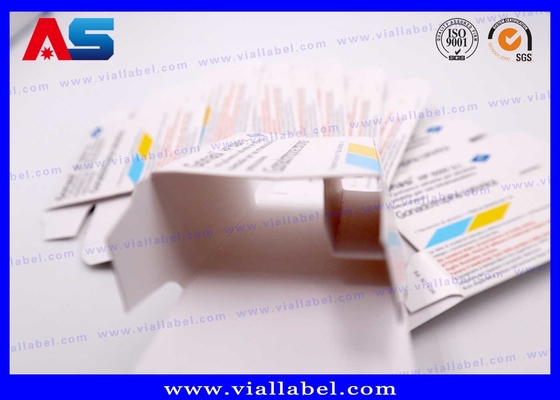 Bouteille en verre sur mesure Boîtes de flacons en papier 10 ml Pour Pregnyl Hcg Boîte d'emballage pharmaceutique