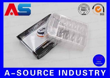Boîte de papier de Hcg et labels Tray For Growth Hormone Medication de plastique