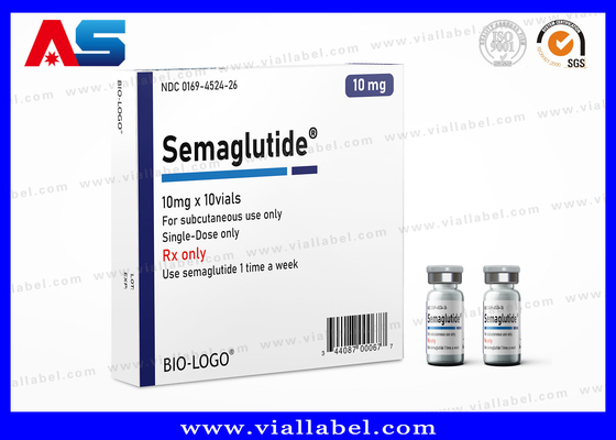 Boîtes en papier pour ampoules/ flacons en verre personnalisées Pour le sémaglutide 2 mg Package Free Design