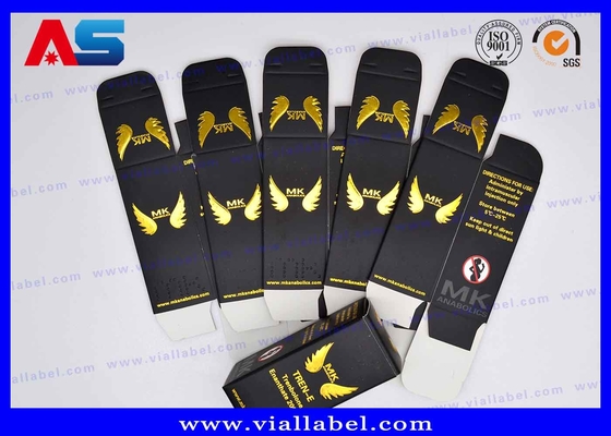 Boîtes de flacon de 10 ml personnalisées avec revêtement laminé mat et brillant