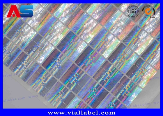 Des autocollants holographiques personnalisés 10-40 mm argent / or / vert / bleu