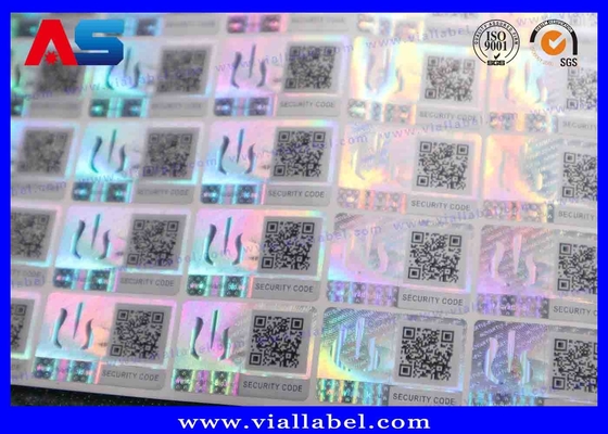 Des autocollants holographiques personnalisés imprimés avec un design gratuit MOQ 10000pcs