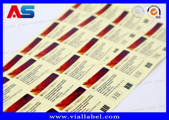 Étiquette de bouteille transparente économique Étiquette de flacon de 10 ml Étiquette de flacon de 10 ml Étiquette de conception personnalisée