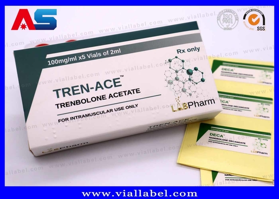 10 ml Vial Boîtes pour emballage pharmaceutique Impression holographique Vente directe écologique personnalisable Livraison rapide