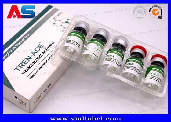 10 ml Vial Boîtes pour emballage pharmaceutique Impression holographique Vente directe écologique personnalisable Livraison rapide