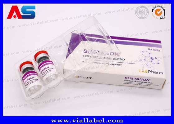 Emballage en bulle en plastique personnalisable pour injections pharmaceutiques 10 ml Boîte de maquette disponible