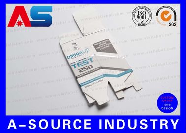 Injections de peptides sur mesure Fiole en carton Boîte pour emballage pharmaceutique Omnia petite boîte en papier