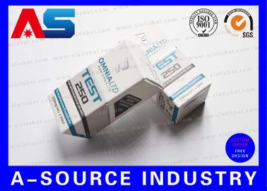Injections de peptides sur mesure Fiole en carton Boîte pour emballage pharmaceutique Omnia petite boîte en papier