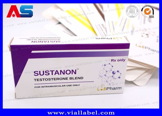 Boîte en papier UV mat et en relief de qualité supérieure pour flacons de 2x2 ml de sémaglutide ¢ Solution d'emballage peptidique haut de gamme