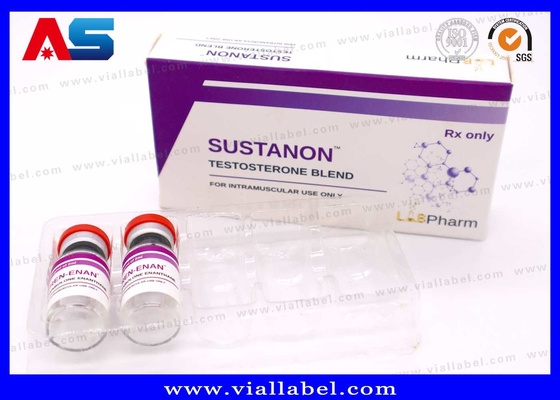 Boîte en papier UV mat et en relief de qualité supérieure pour flacons de 2x2 ml de sémaglutide ¢ Solution d'emballage peptidique haut de gamme