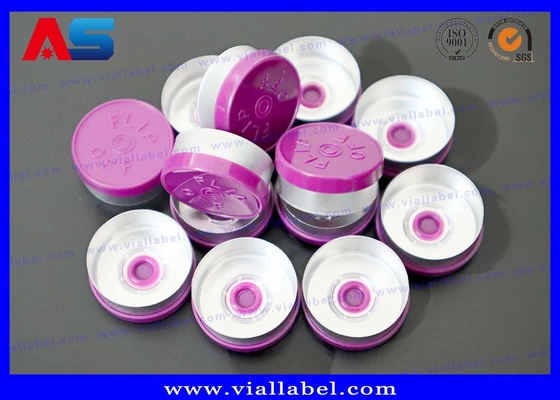 Couvercles de flacon en aluminium et plastique personnalisables de 20 mm Multicolores Eco-friendly Options de déchirure complète et partielle