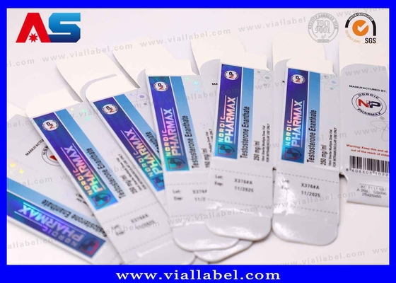 Un flacon holographique de 10 ml avec un inserteur PET recyclable. Un emballage pharmaceutique et cosmétique durable. 12 ans d'expérience OEM/ODM.