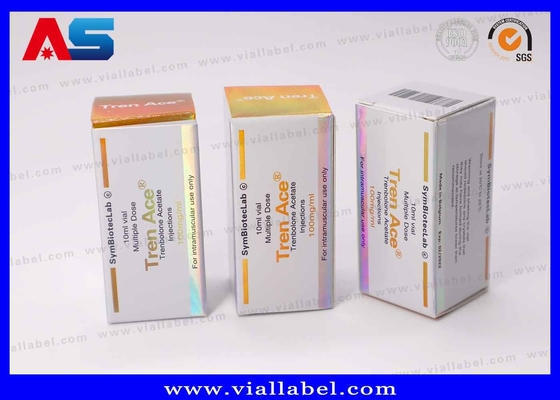Cartons personnalisables à effet laser de 10 ml pour flacons pharmaceutiques