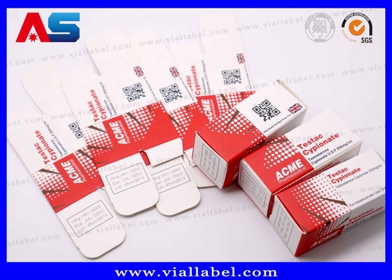 Solutions d'emballage de flacons pharmaceutiques imprimés sur mesure de qualité supérieure avec NFC pour flacons de 2 ml à 20 ml