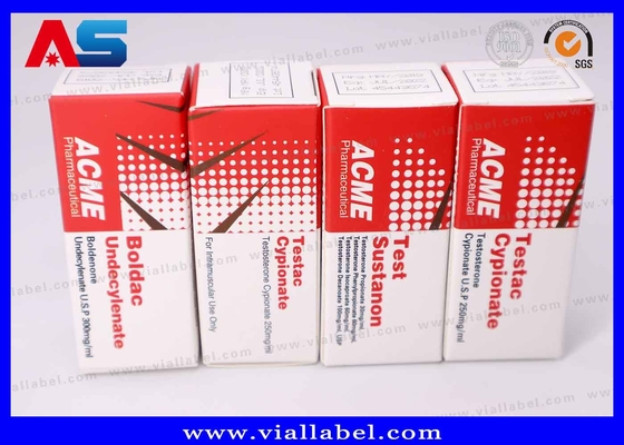Solutions d'emballage de flacons pharmaceutiques imprimés sur mesure de qualité supérieure avec NFC pour flacons de 2 ml à 20 ml
