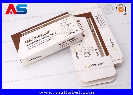 Boîte de stockage de peptides personnalisée pour flacons de 2x2 ml, boîte d' emballage de peptides premium