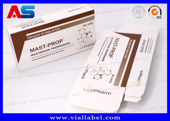 Boîte de stockage de peptides personnalisée pour flacons de 2x2 ml, boîte d' emballage de peptides premium