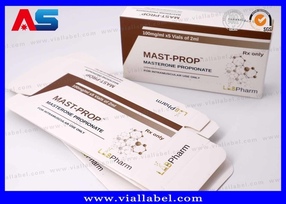 Boîte de stockage de peptides personnalisée pour flacons de 2x2 ml, boîte d' emballage de peptides premium