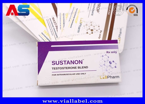 10 ml Petite boîte pour flacons d'injection, Mat personnalisé Vial de mélange de test Cartons d'impression pour emballage pharmaceutique