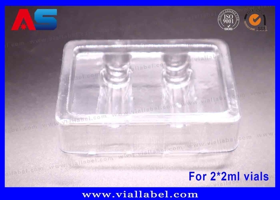 Blisters pour emballage de tirzépatide, plateaux en plastique pour contenir 2 flacons de 2 ml, matériau écologique de 50 um d'épaisseur
