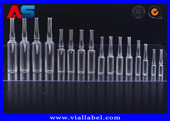 Acheter des ampoules pharmaceutiques ambrées transparentes de 1 ml, vente en gros d'ampoules de 1 ml en vrac