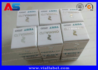 Injections de peptides sur mesure Fiole en carton Boîte pour emballage pharmaceutique Omnia petite boîte en papier