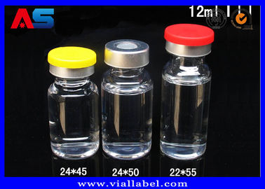Flacons en verre 22*45mm, flacons en verre de 10 ml avec bouchons pour peptides / flacons de musculation / Sarms