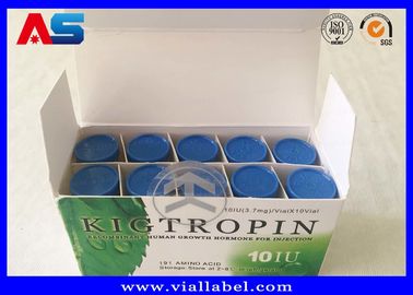 Emballage en bouteille en papier de 300 g Pour 2 ml de peptides Emballage en verre Vial pharmaceutique