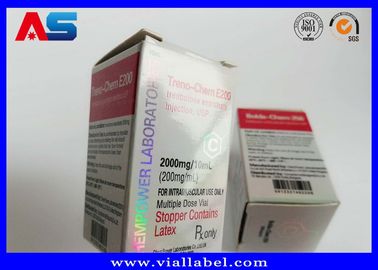 Boîtes de stockage en carton 10 ml Pour les flacons de verre Hologramme Bouteilles de médicaments, boîtes d' emballage pharmaceutique ISO9001
