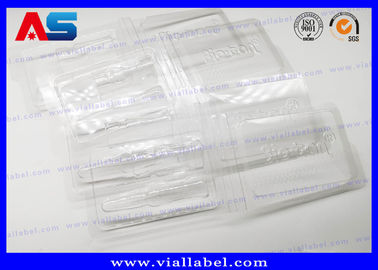 Plateau d'emballage en ampoules en PVC pour médicaments 2 ml Vials gravure Emballage en relief en ampoules pharmaceutiques