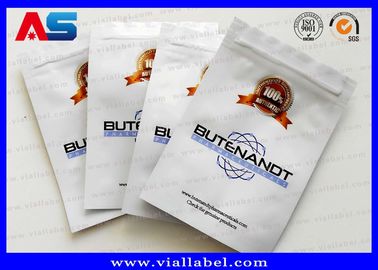 Tailles personnalisées Sacs en papier d'aluminium fin / Fermeture à glissière - Fermeture pour pilules orales pharmaceutiques peptidiques