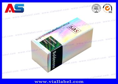 Boîtes pour flacons Holographique Boîtes pour flacons de 10 ml / Boîtes d' emballage pharmaceutique écologique