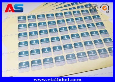 Autocollants de code de sécurité personnalisés pour pharmacie Carré 2Cm anti-faux