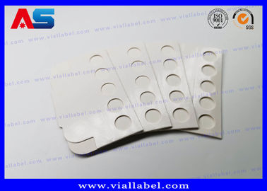 2 ml Amp / Carton en papier blanc Insert pour pharmacie Boîtes d' emballage médical Boîtes de pilule sur mesure