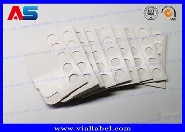 2 ml Amp / Carton en papier blanc Insert pour pharmacie Boîtes d' emballage médical Boîtes de pilule sur mesure