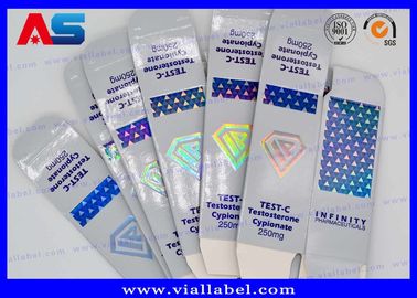 Huile Vial Box 20 ml Vial Packaging Boxes/labels boîte de papier de médecine de Diamond Pharmceutical