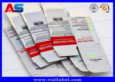 Huile Vial Box 20 ml Vial Packaging Boxes/labels boîte de papier de médecine de Diamond Pharmceutical
