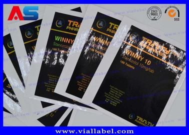 L'impression pharmaceutique de label de produit de labels de bouteille en verre conçoivent GV en fonction du client, OIN 9001