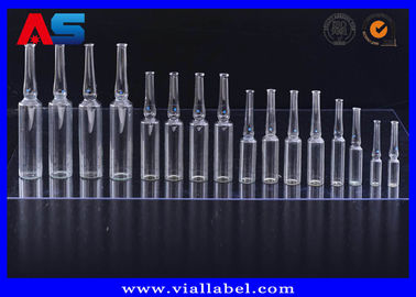 2ml 3ml 5ml 10ml a courbé de petites fioles en verre de cou