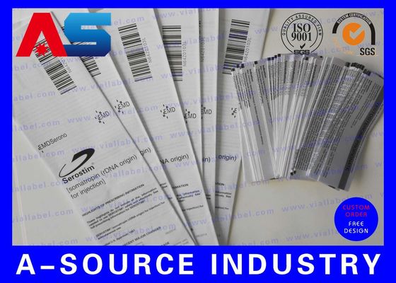 Tract fait sur commande de papier de description d'attrape-mouches de médicament de CMYK imprimant la longueur de la largeur 45mm de 135mm